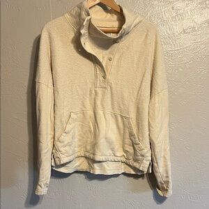 REI Co-op Cream Pullover Sweatshirt Medium